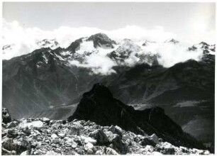 Alpen, Trentino, Adamello-Presanella-Alpen, Aufstieg zur Presanella an der Tucketthütte