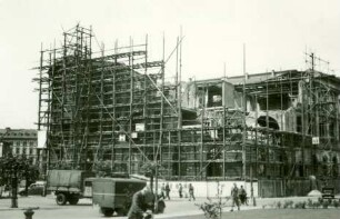 Hessische Bank - Stahlrohrgerüst, 1948