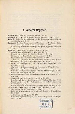 Mineralogische und petrographische Mitteilungen. [10, a].1878/90