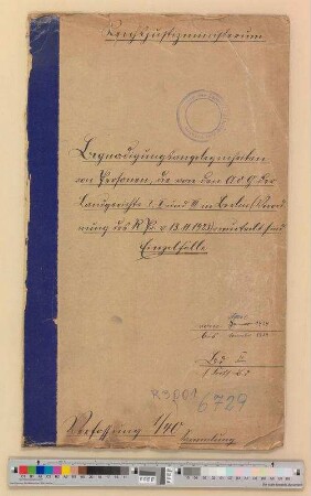 Landgerichte I, II und III in Berlin.- VO des Reichspräsidenten vom 13. Nov. 1923: Bd. 2