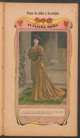 Para la niña y la mujer - La última moda [Dibujo]