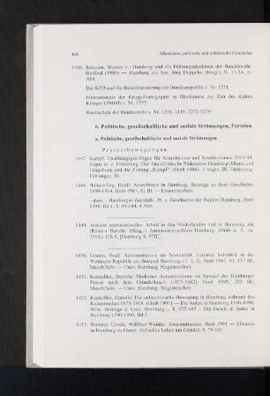 6. Politische, gesellschaftliche und soziale Strömungen, Parteien