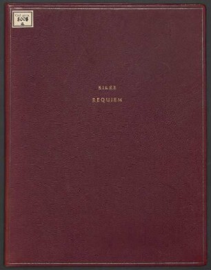 Requiem für Wolf Graf von Kalkreuth - BSB Cgm 8008 a