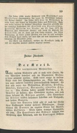 Dritter Abschnitt. Der Kreis.