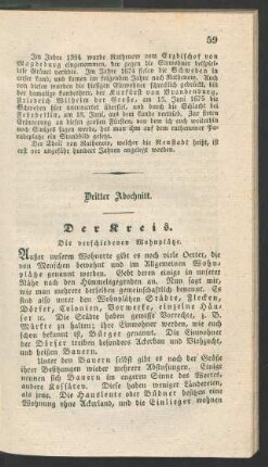 Dritter Abschnitt. Der Kreis.
