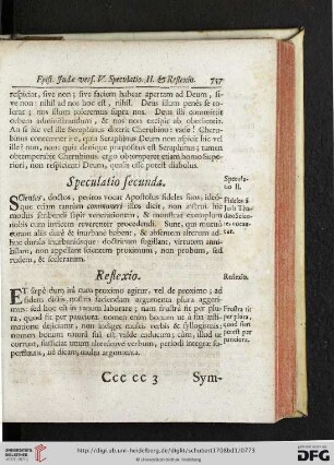 Speculatio secunda
