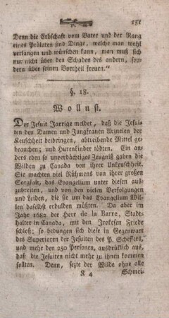 § 18. Wollust.