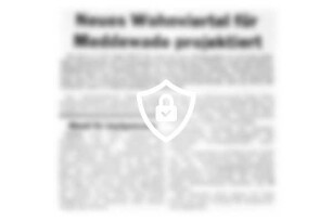 Neues Wohnviertel für Meddewade projektiert