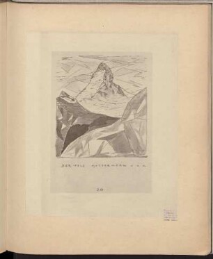 Der Fels Matterhorn