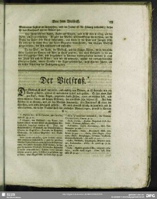 Der Vielfraß*