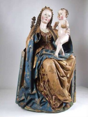 Thronende Maria aus Geyer