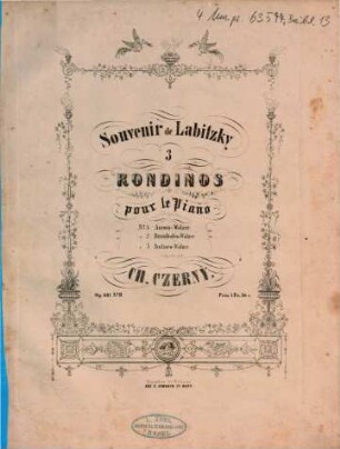Souvenir de Labitzky : 3 rondinos pour le piano ; op. 681. 2, Brandhofen-Walzer
