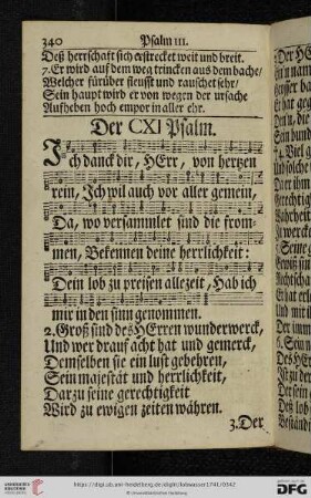 (Der CXI. Psalm - Der CXX. Psalm)