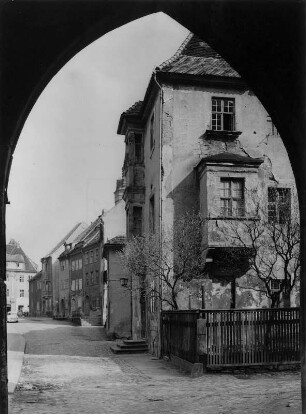 Bautzen. Blick durch die Schloßstraße