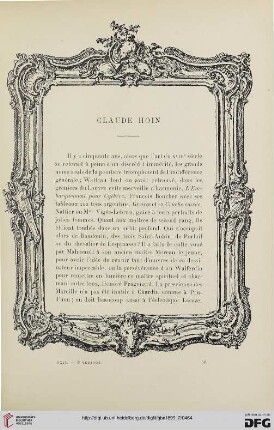 3. Pér. 22.1899: Claude Hoin