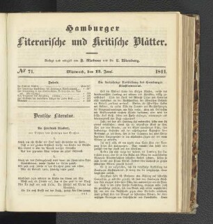 Nummer 71. Mittwoch, den 12. Juni