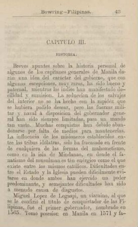 Capitulo III. Historia