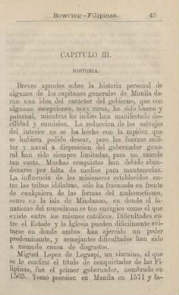 Capitulo III. Historia