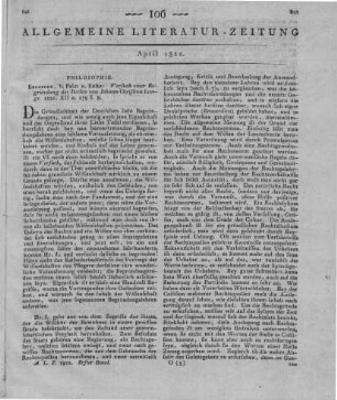 Lange, J. C.: Versuch einer Begründungslehre des Rechts. Erlangen: Palm & Enke 1821