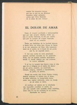 El dolor de amar
