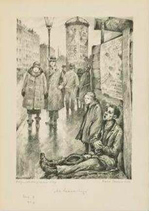Der Straßensänger (Die beleidigte Seele)