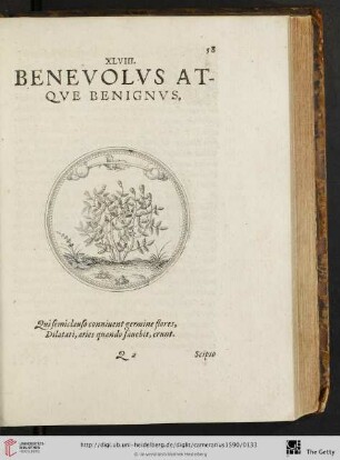 XLVIII. Benevolvs atqve benignvs