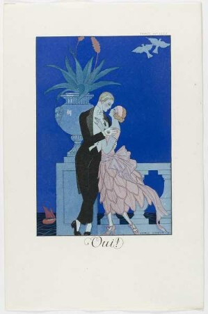 "Oui!", aus dem Mode-Almanach "Falbalas et Fanfreluches 1922"