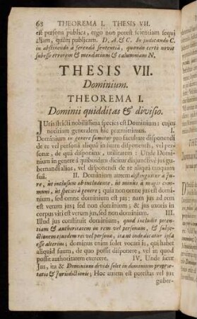 68-77, Thesis VII