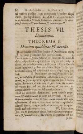 68-77, Thesis VII