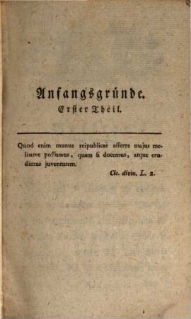 Joseph Anton Lutz ... Anfangsgründe der lateinischen Sprache
