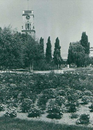Schöneberg. Stadtpark mit Rathaus