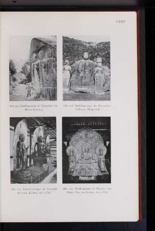 Abb. 228. Buddhagruppe der Kul-pul-sa, Südkorea, Sillaperiode.