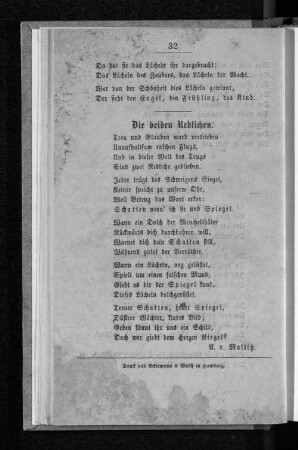 Die beiden Redlichen.