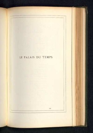 Le palais du temps