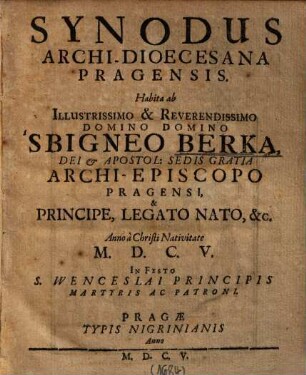 Synodus Archi-Dioecesana Pragensis
