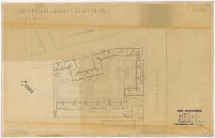 Wohnhausbebauung »Arado«, Babelsberg: Lageplan 1:500