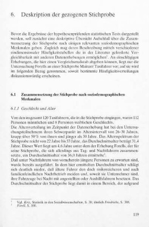 6.1.1 Geschlecht und Alter