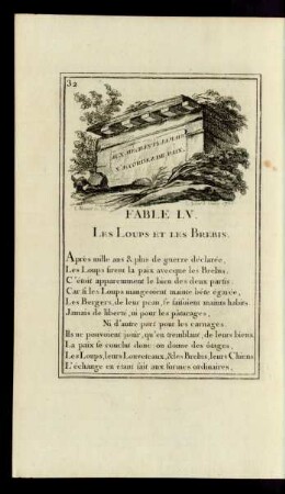 Fable LV. Les Loups Et Les Brebis.