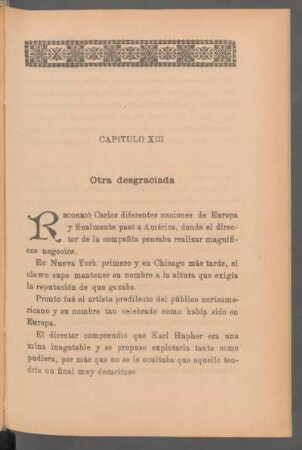Capítulo XIII - Otra desgraciada