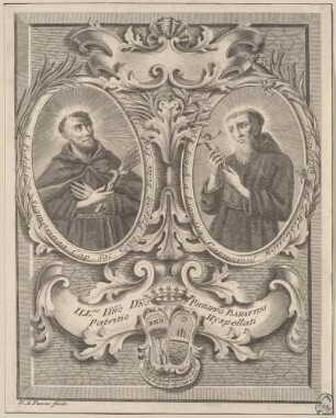 Die Kapuzinerheiligen Giuseppe da Leonessa und Fidelis von Sigmaringen