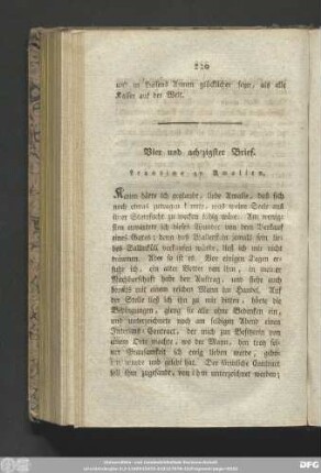 Vier und achtzigster Brief. Leontine an Amalien.