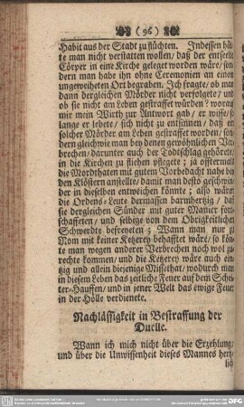 Nachlässigkeit in Bestraffung der Duelle