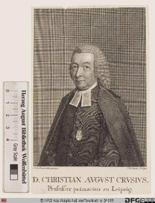 Bildnis Christian August Crusius