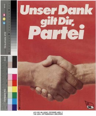 Originaltitel: Unser Dank gilt Dir, Partei X. Parteitag