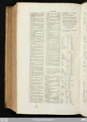 Quintus Index, Locoru[m] S. Scripturae Veteris & Novi Testamenti, qui appositè citantur no[n]numqua[m] prolixè explica[n]tur & concilia[n]tur, vel à falsis adversariorum interpreationibus vindicantur.