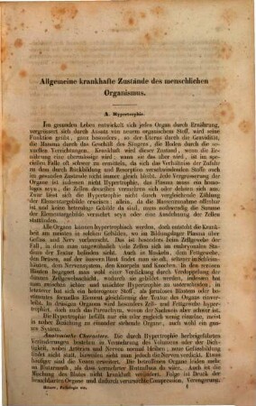 Specielle Pathologie u. Therapie, 1