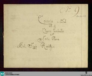 Concertos. Arr - Don Mus.Ms. 1659 : cemb; E|b; MurR C62