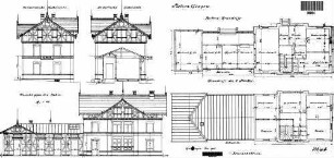 Gingen (Fils): Empfangsgebäude Grundrisse