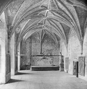 Lidzbark Warminski / Heilsberg (Polen), ehem. Burg der Bischöfe von Ermland, Hauptgeschoss, Großer Remter; Ausmalung 1370-1380