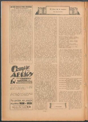 El libro de la semana : "La otra Arcadia"